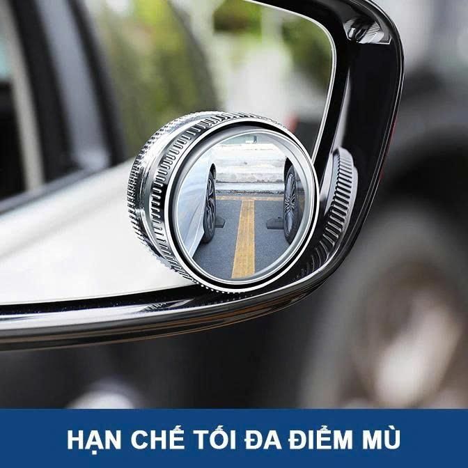 Gương Cầu Lồi Hít Chân Không Cao Cấp Tiện Lợi, Gắn Kính Chiếu Hậu Ô Tô Xoay 360 Độ Xóa Điểm Mù_thumbnail_2