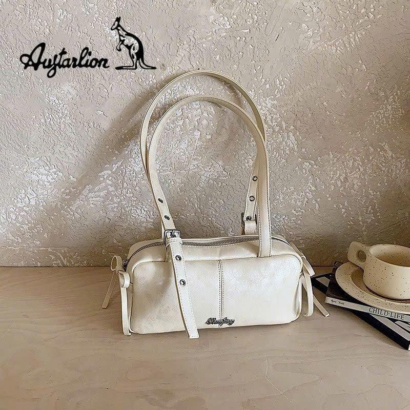 (Tặng Móc Gấu) Túi Xách Nữ Cunbag Phong Cách Hàn Quốc Kẹp Nách Da Mềm Dáng Trụ Thời Trang Đeo Chéo CUN906_thumbnail_1