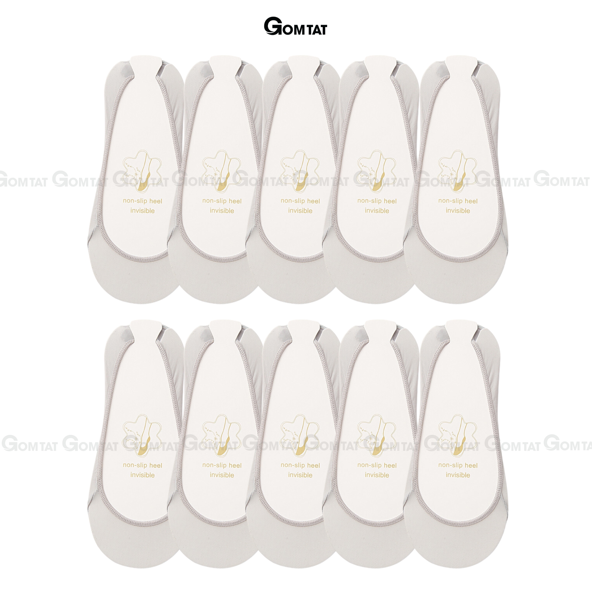 Combo 10 đôi tất nữ lười đi giày cao gót GOMTAT, có đệm silicon chống tuột gót - CAOGOT-SUX-19218_thumbnail_9