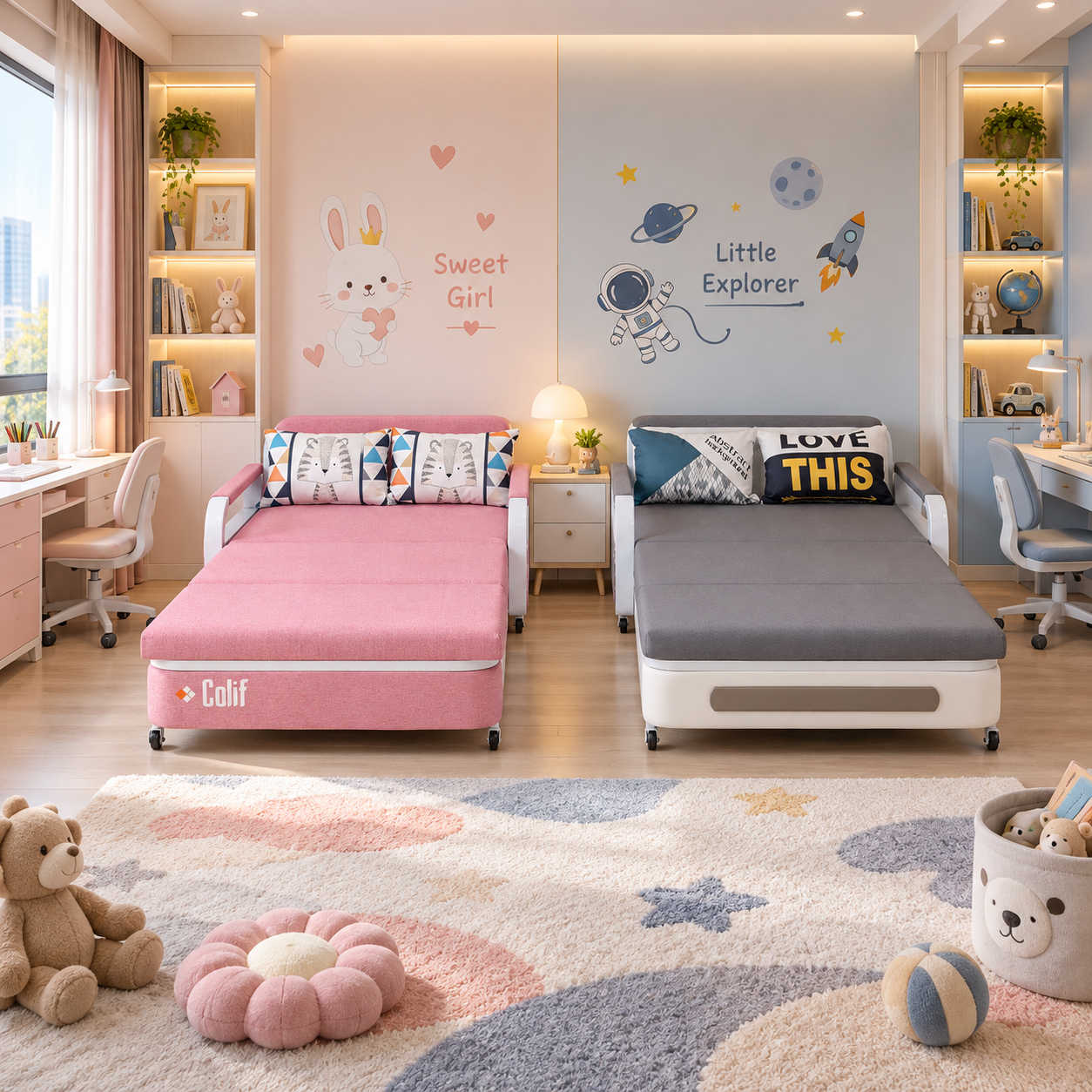 Sofa giường đa năng cho bé – Giải pháp tối ưu không gian