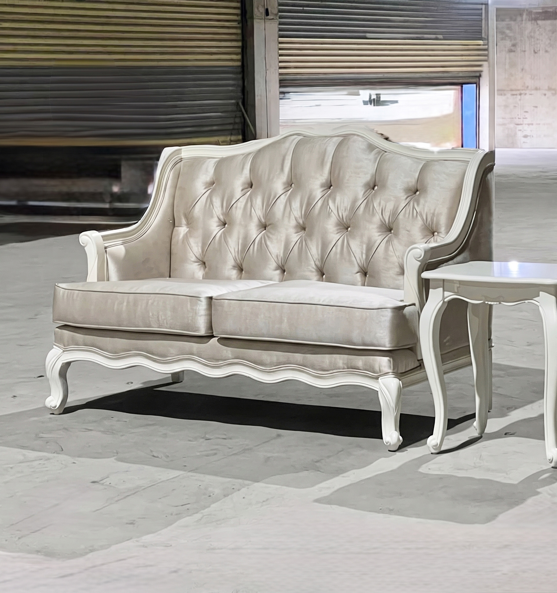 GHẾ SOFA hai chỗ TÂN CỔ ĐIỂN SOUFEIYA JAPAN( Lỗi nhẹ thanh lý)_thumbnail_3