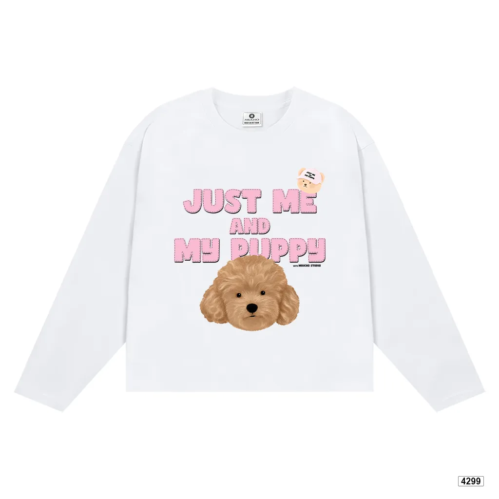 Áo thun tay dài form boxy puppy Miucho 4299_thumbnail_1