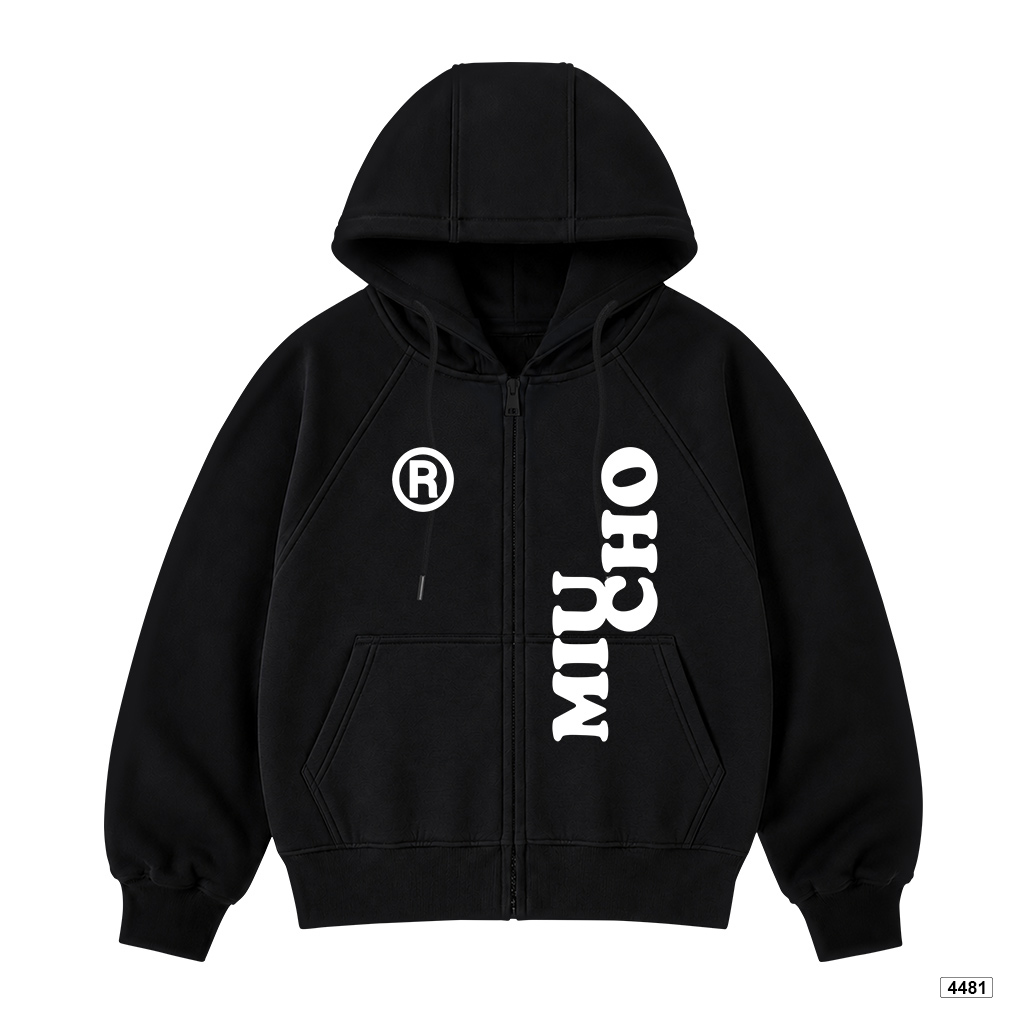 Áo hoodie zip Miucho form rộng Hàn Quốc nỉ 2 da 4481_thumbnail_0