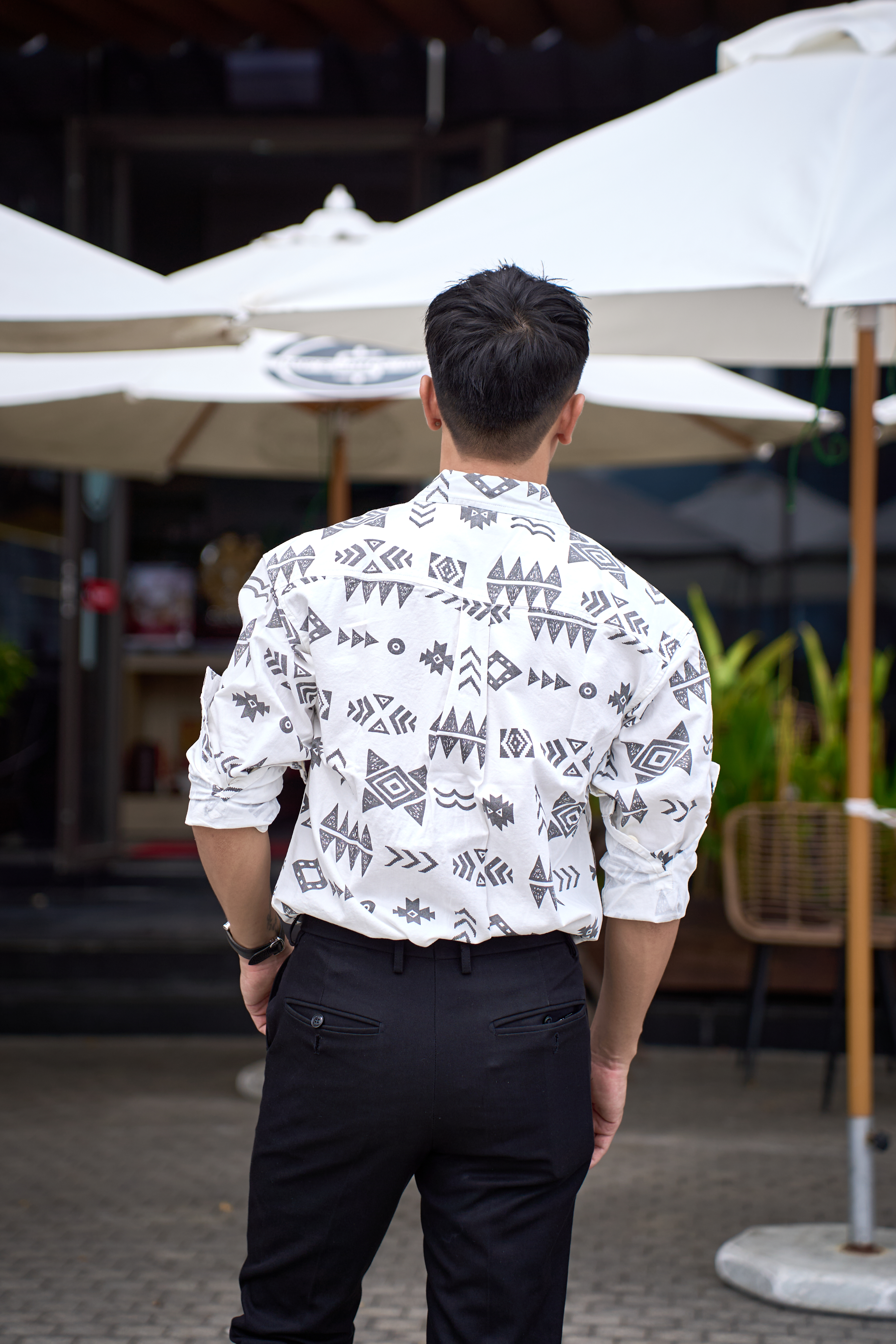 SA121 - Áo Sơ Mi Nam Tay Dài In Họa Tiết Phong Cách Nhật Bản Chất Cotton Mềm Mại_thumbnail_4
