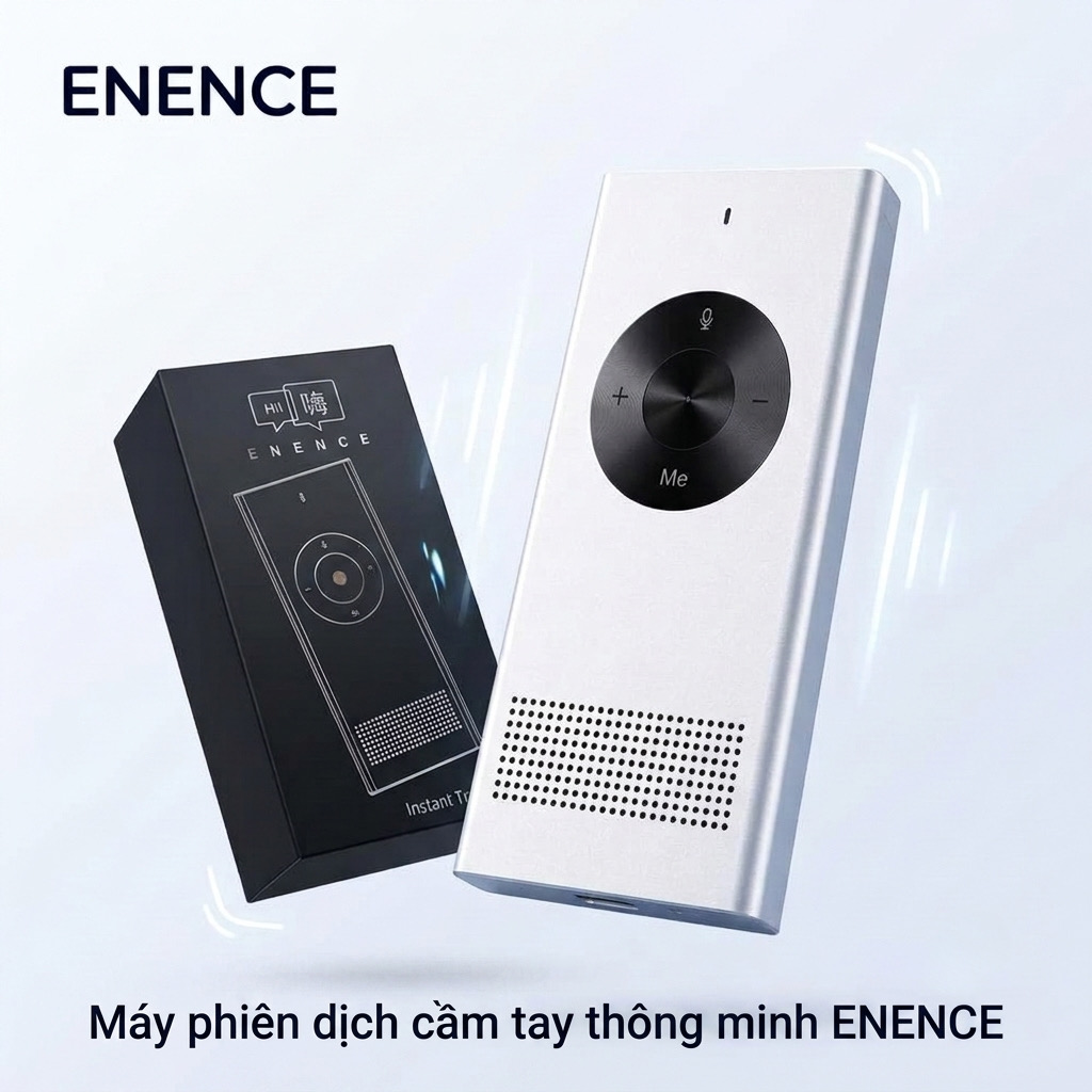 Máy Phiên Dịch Cầm Tay ENENCE Thông Minh 2 Chiều Thời Gian Thực