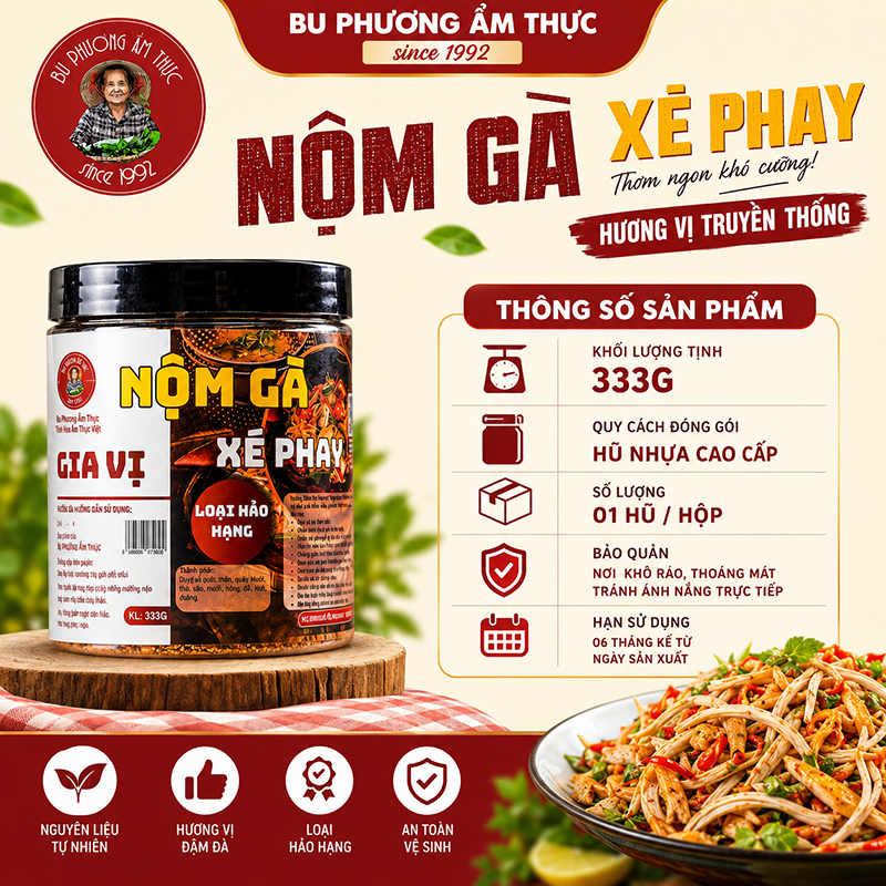 Gia Vị Nộm Gà Xé Phay Bu Phương 333G – Trộn Nộm Gà, Tai Heo, Nộm Chay Chuẩn Vị - BP40_thumbnail_7