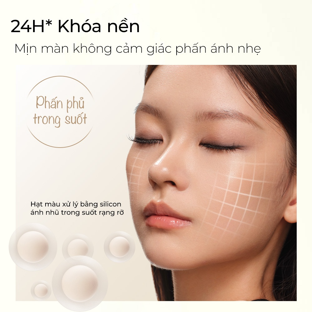 [FUNNY ELVES] Phấn phủ bột Funny Elves Thanh Sương kiềm dầu mỏng mịn_thumbnail_3