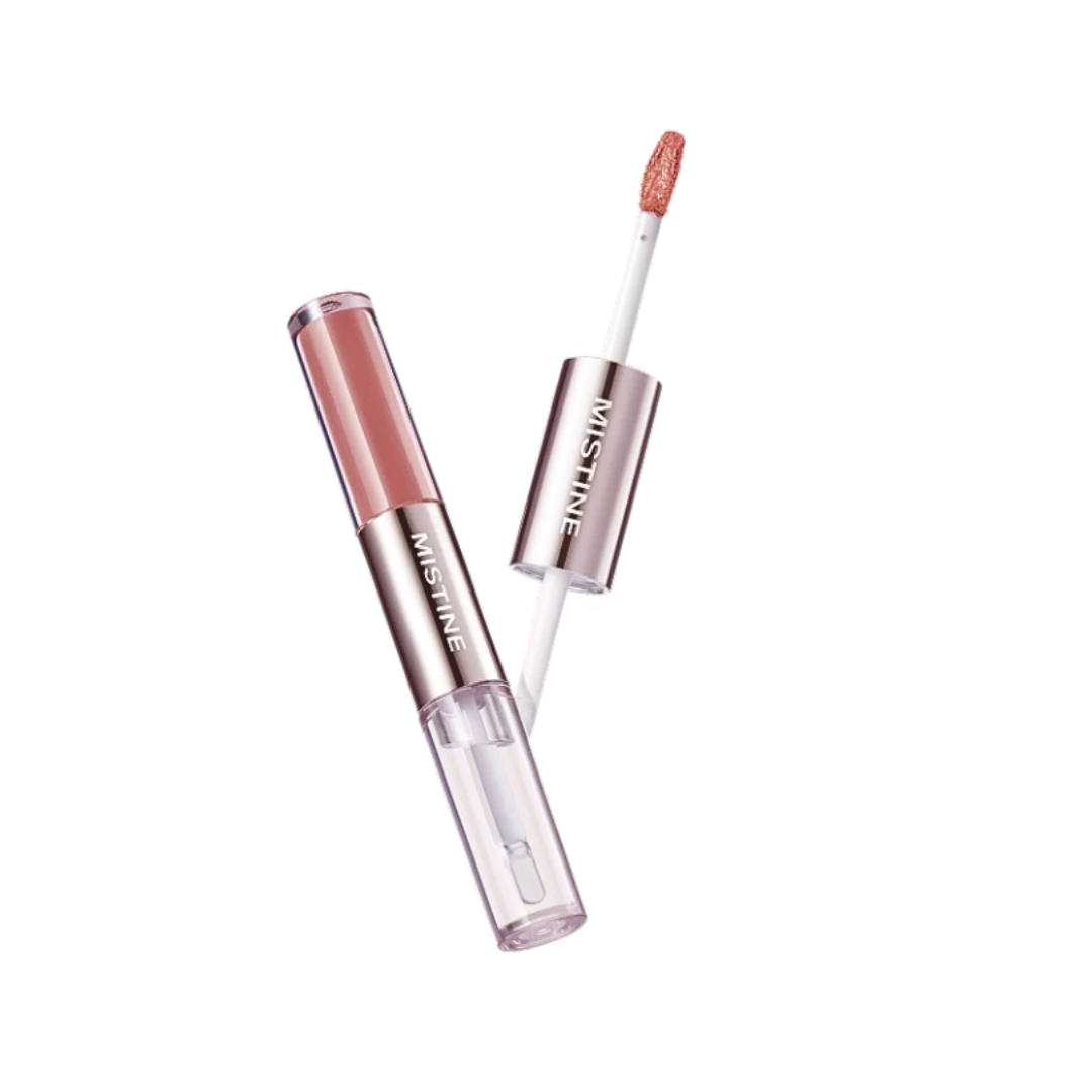 [MISTINE] Son kem 2 đầu bóng & lì Mistine Tipsy-Lock Lip Duo bản tròn