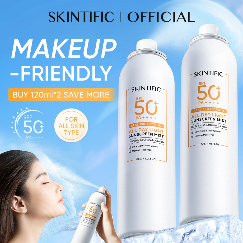 Skintific All Day Light Sunscreen Mist