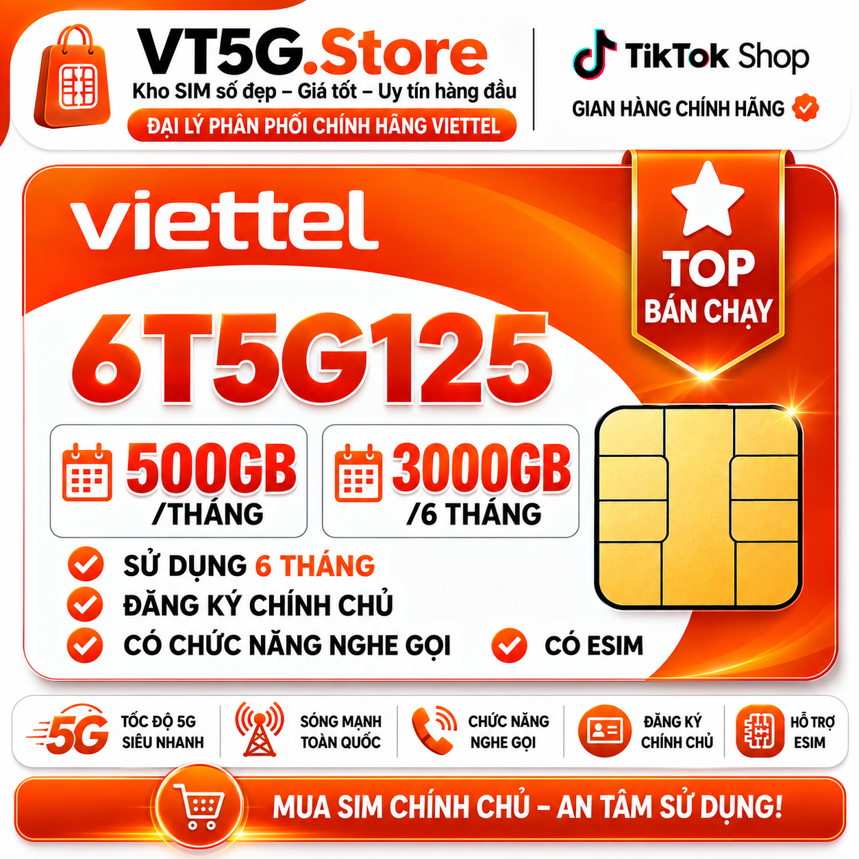 Sim Viettel 6 Tháng_1