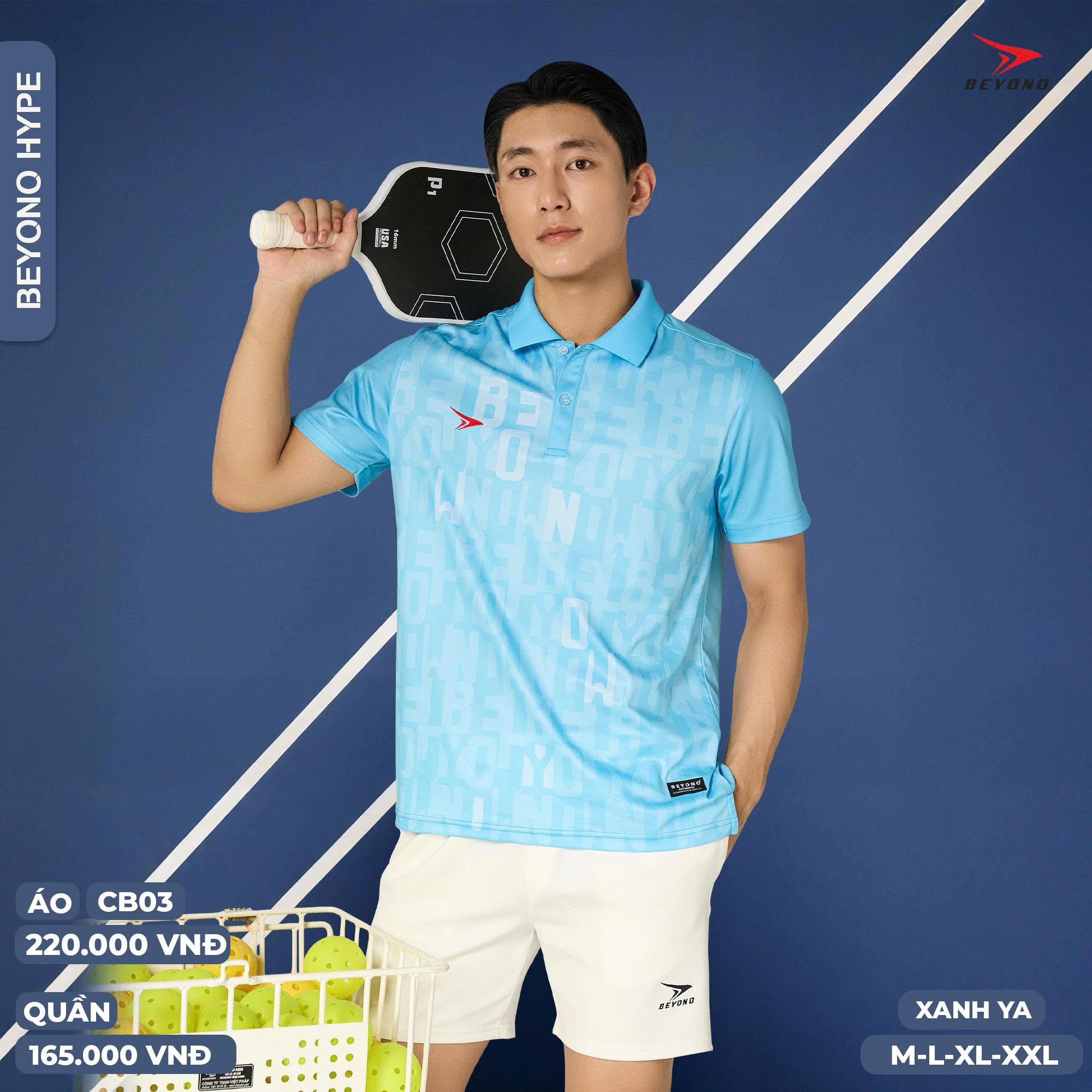 Áo Pickleball Cầu Lông Beyono Hype CB03 Thun Mè Thoáng Mát Thể Thao Đương Đại_thumbnail_1
