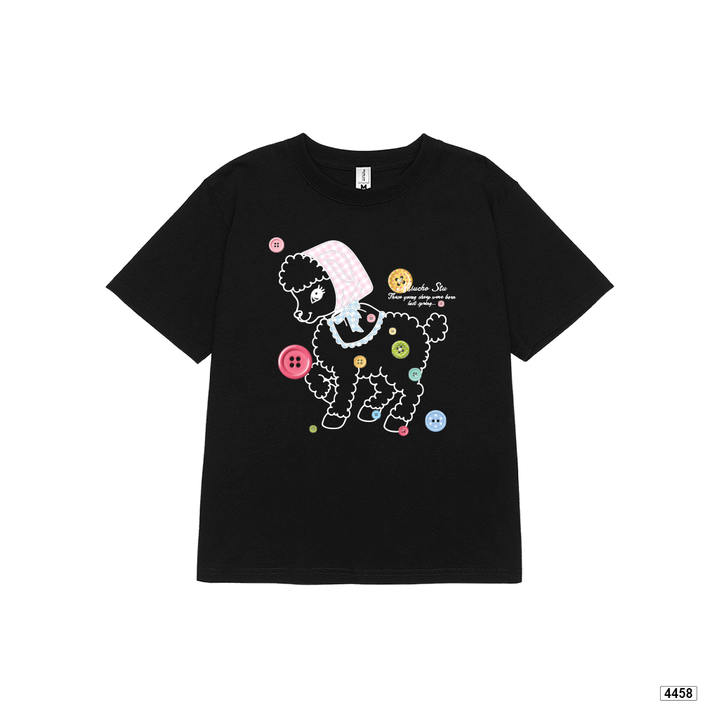 Áo baby tee Hàn Quốc form ôm poodle cute Miucho 4458_thumbnail_7