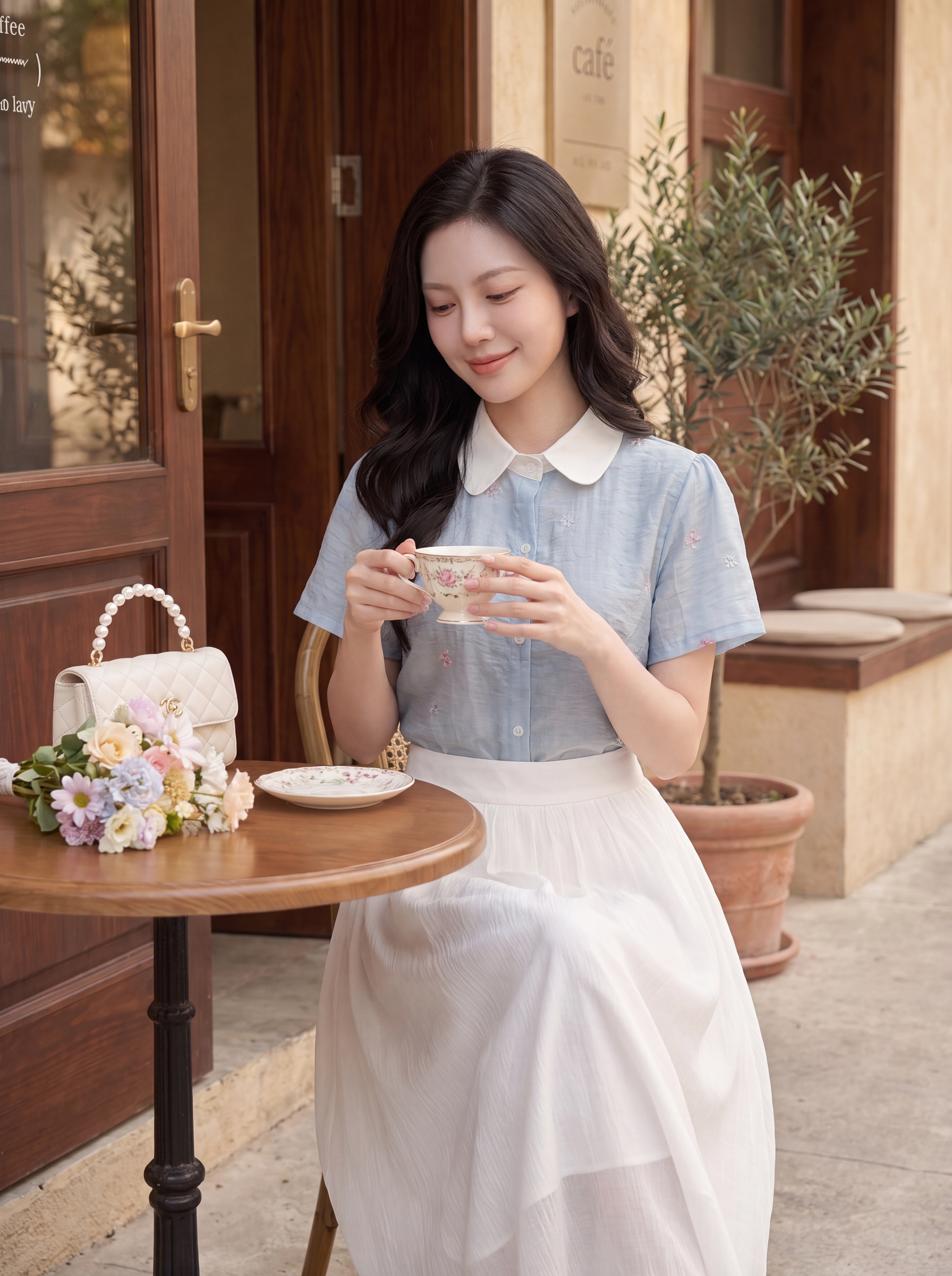 Áo sơ mi đũi thêu hoa 601787_thumbnail_6