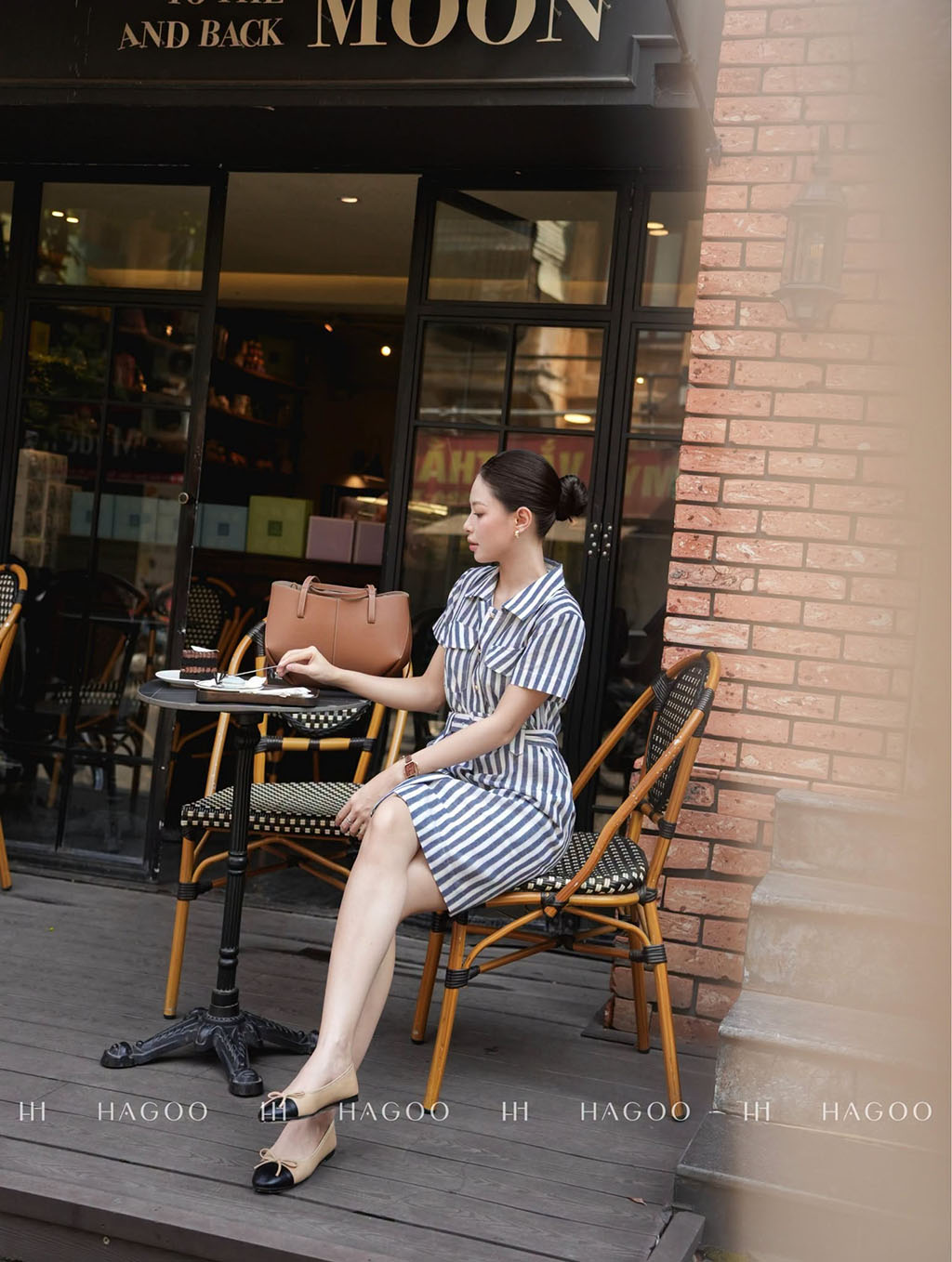 Váy suông A tay cộc cổ đức HAGOO_thumbnail_2