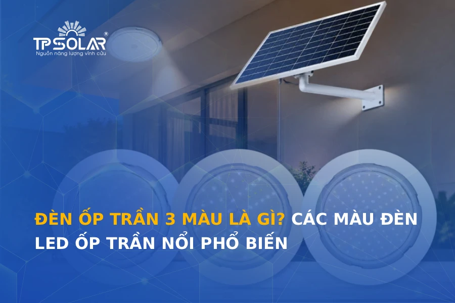 Đèn ốp trần 3 màu là gì? Các màu đèn LED ốp trần nổi phổ biến