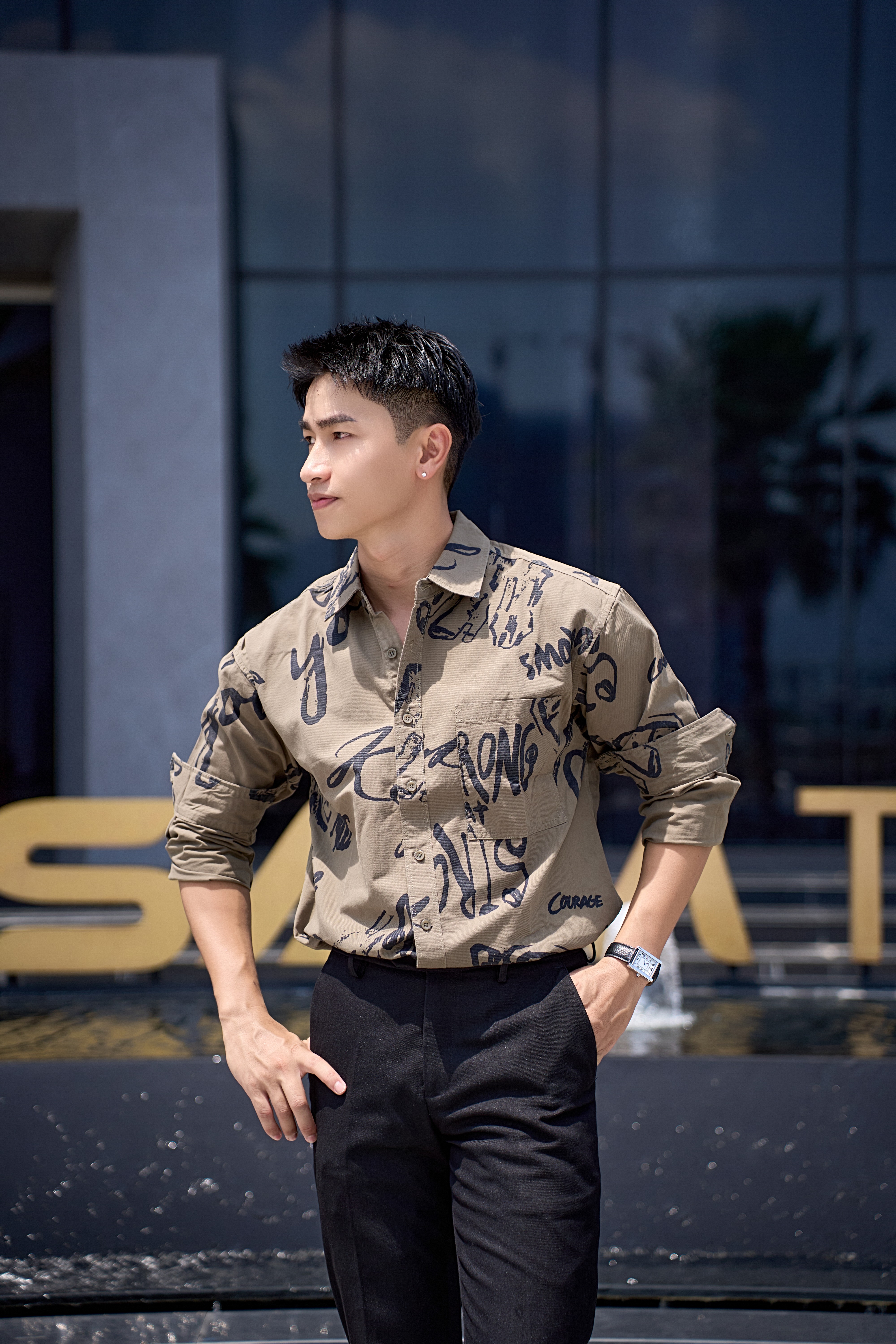 SA111 - Áo Sơ Mi Nam Phong Cách Nhật Bản In Nghệ Thuật Dài Tay Chất Cotton Mềm Mại_thumbnail_3