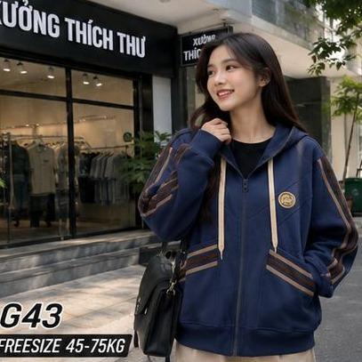 Thích Thư Áo Khoác Thun Mã G43 - Chất Liệu Cao Cấp Mềm Mịn Co Giãn Tốt Form Suông Thoải Mái Che Khuyết Điểm Phong Cách Trẻ Trung_thumbnail_2