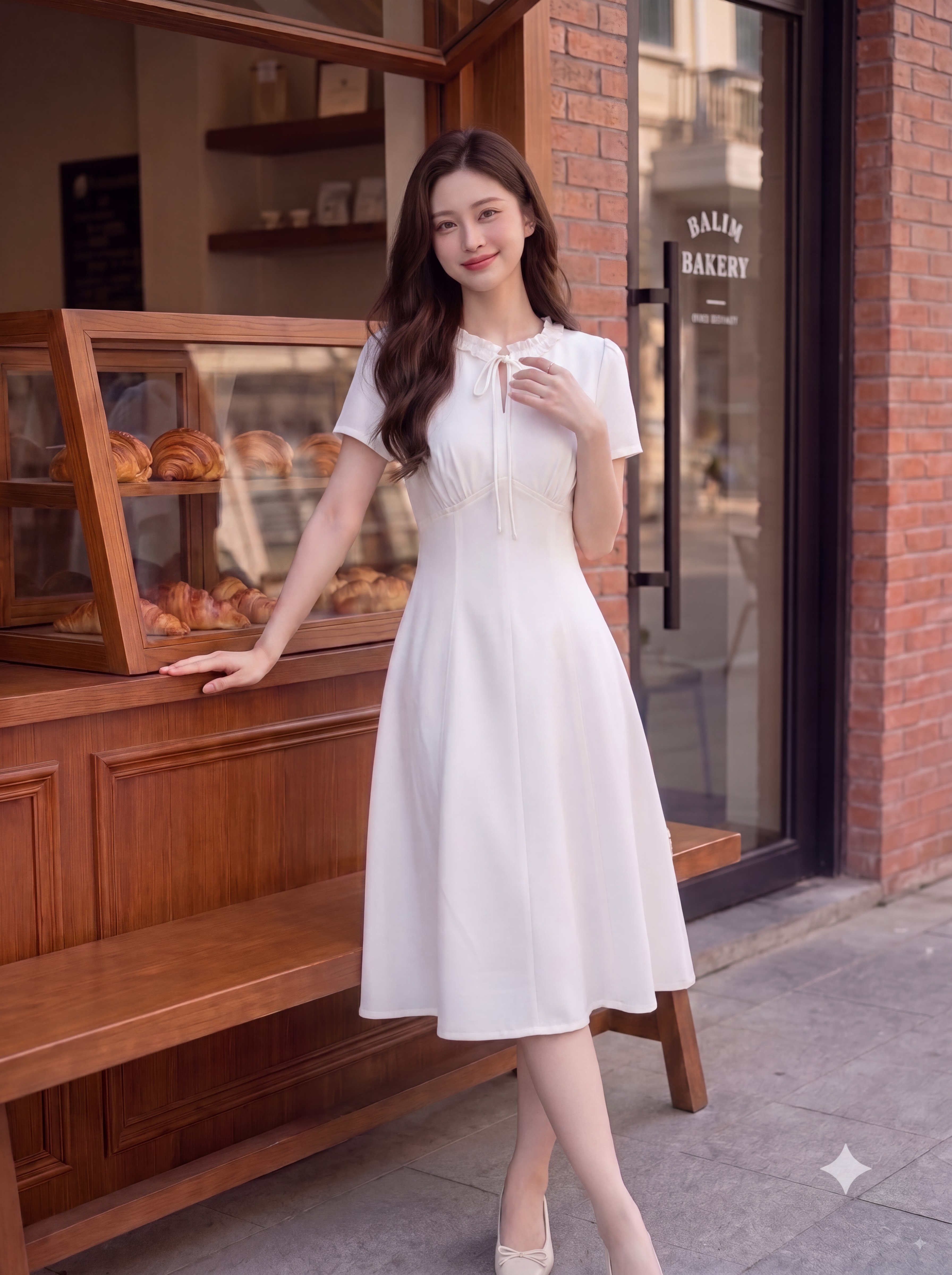 Váy denim cộc tay phối cổ 607008_thumbnail_10