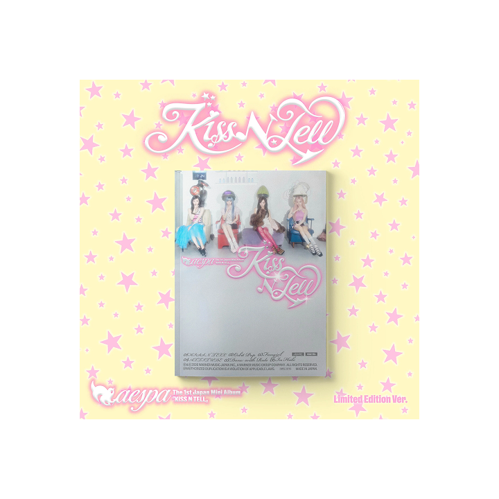AESPA THE 1ST JAPAN MINI ALBUM KISS N TELL (Limited Edition Ver.)