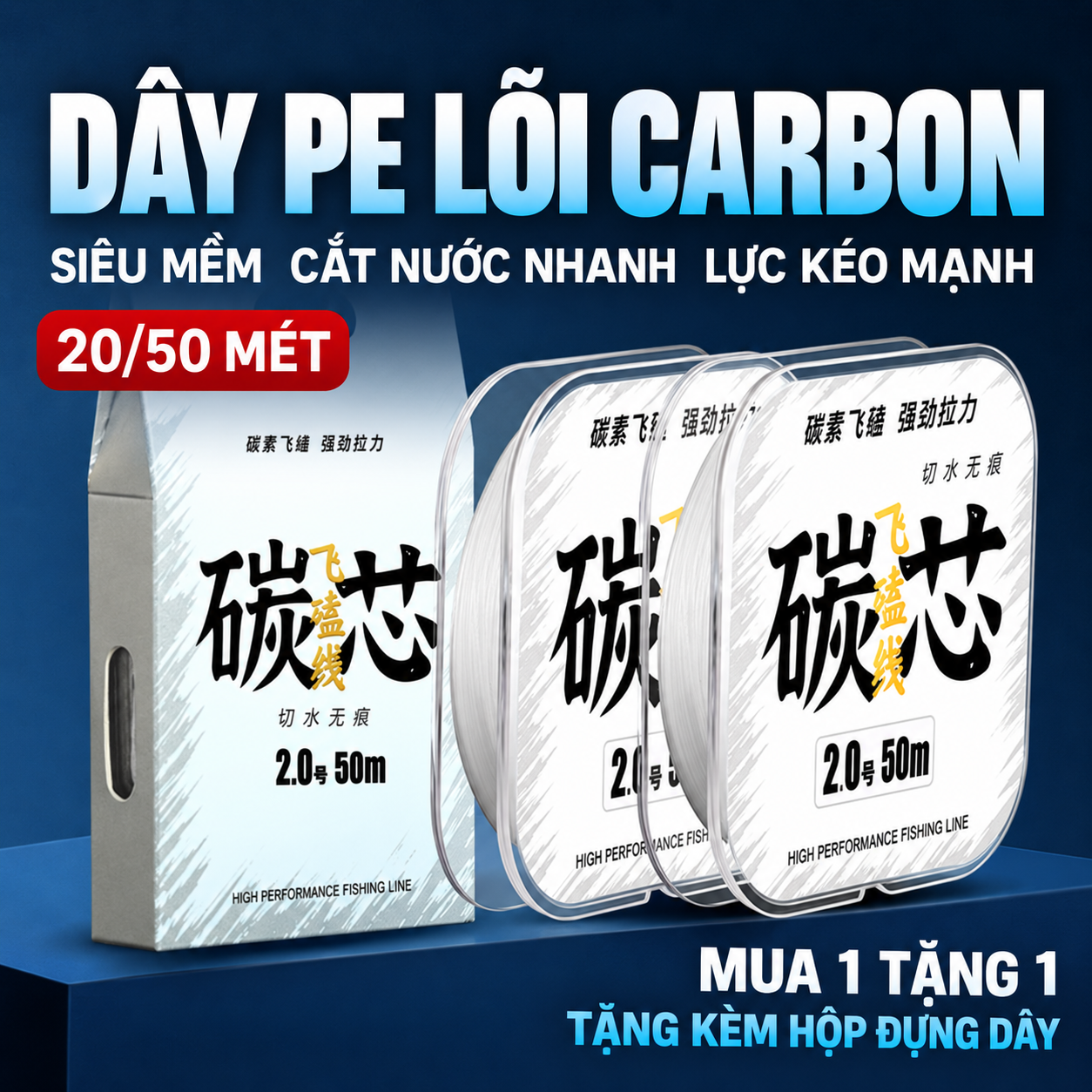 Dây Pe Lõi Carbon Làm Thẻo Cuộn 50M_thumbnail_4