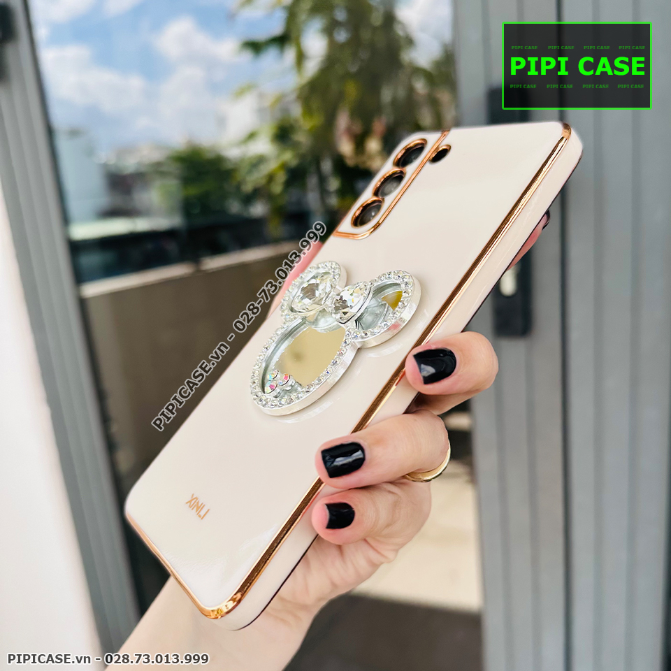 Ốp Lưng Samsung S21 Plus 5G - Mic Gương - Vàng_thumbnail_4
