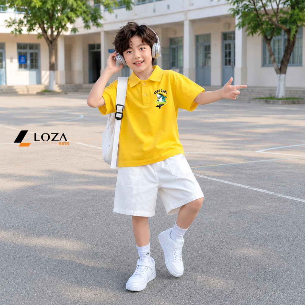 Áo polo bé trai hình Cá mập - Loza Kids PL3644_thumbnail_0