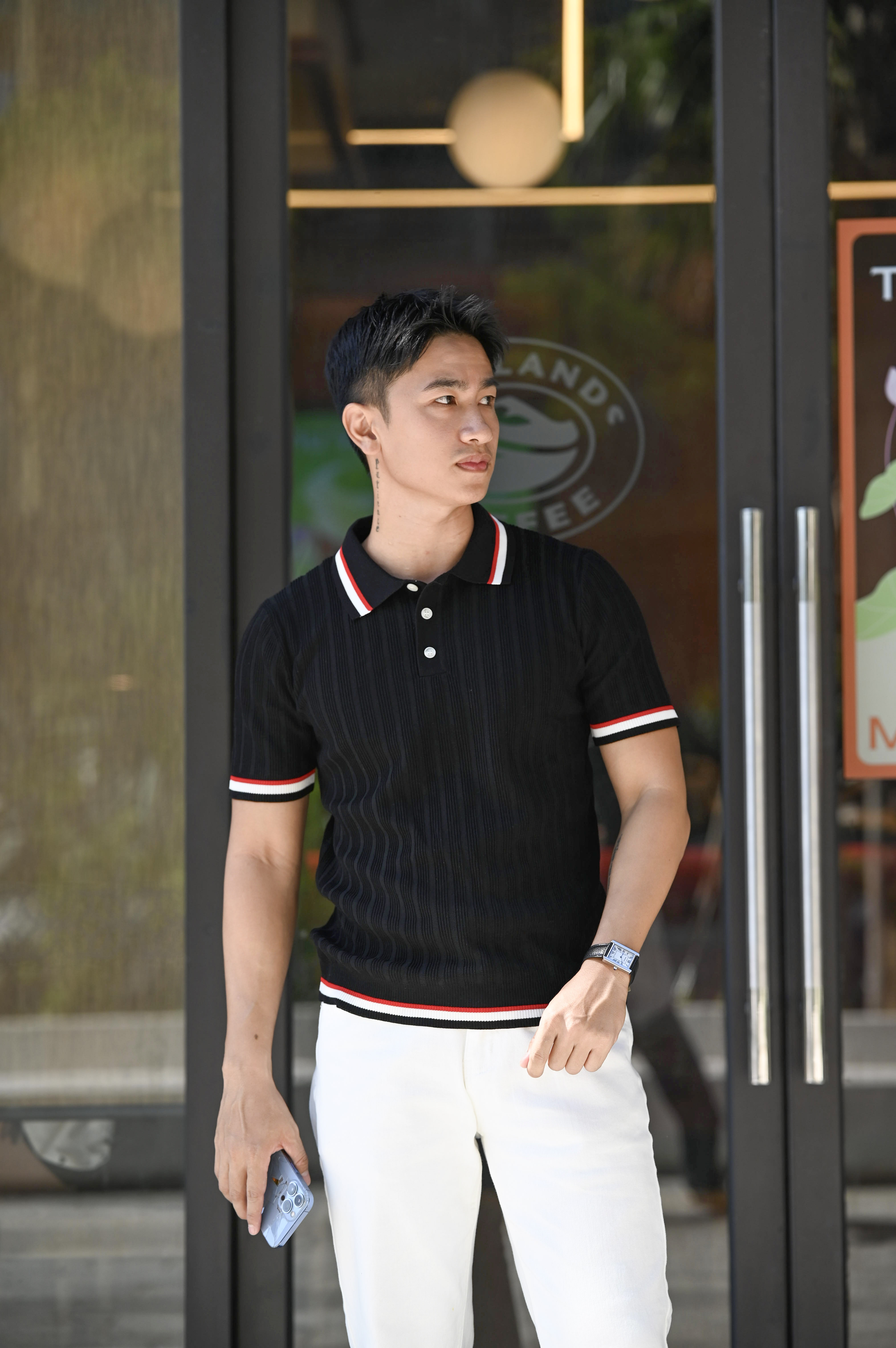PB10 - Áo Polo Nam Tay Ngắn Phong Cách Old Money, Dáng Ôm, Cổ Bẻ, Mùa Hè 2025_thumbnail_4