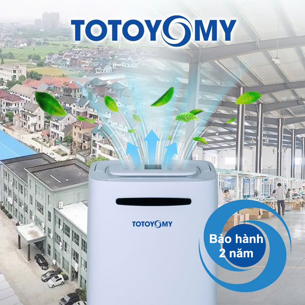 Máy hút ẩm Nhật TOTOYOMY TD-Z25N-W năm 2025 kiêm lọc không khí, khử mùi, sấy khô (Mới 100%)_thumbnail_2