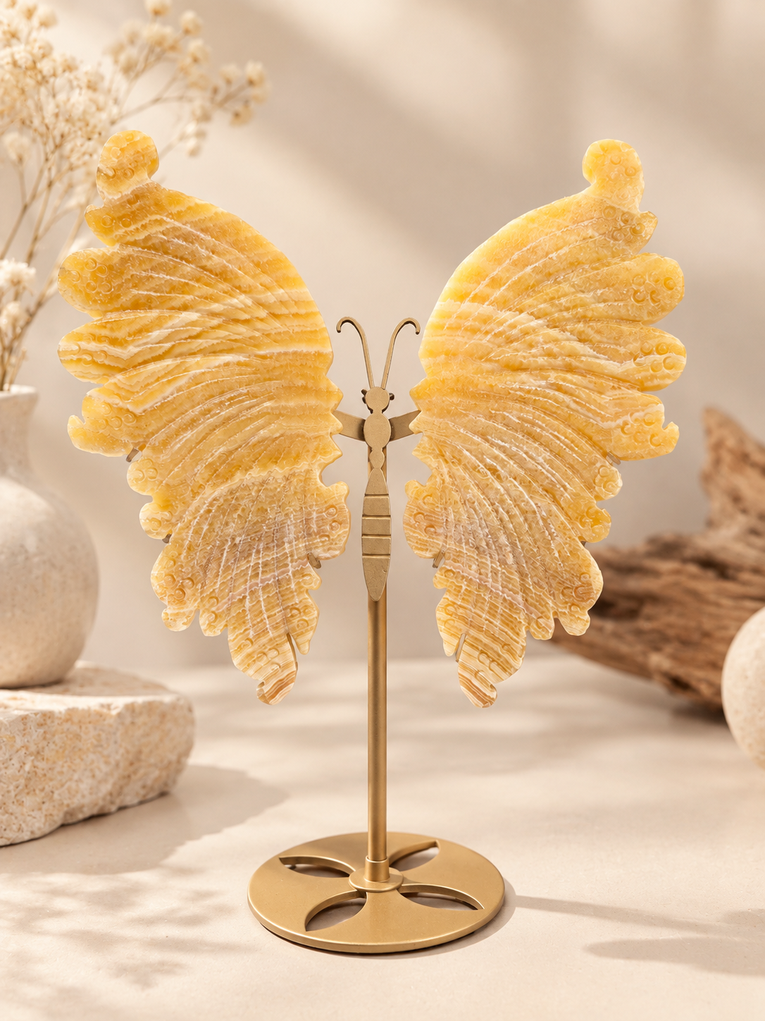 Cánh Bướm Ngọc Hoàng Long - Honey Calcite
