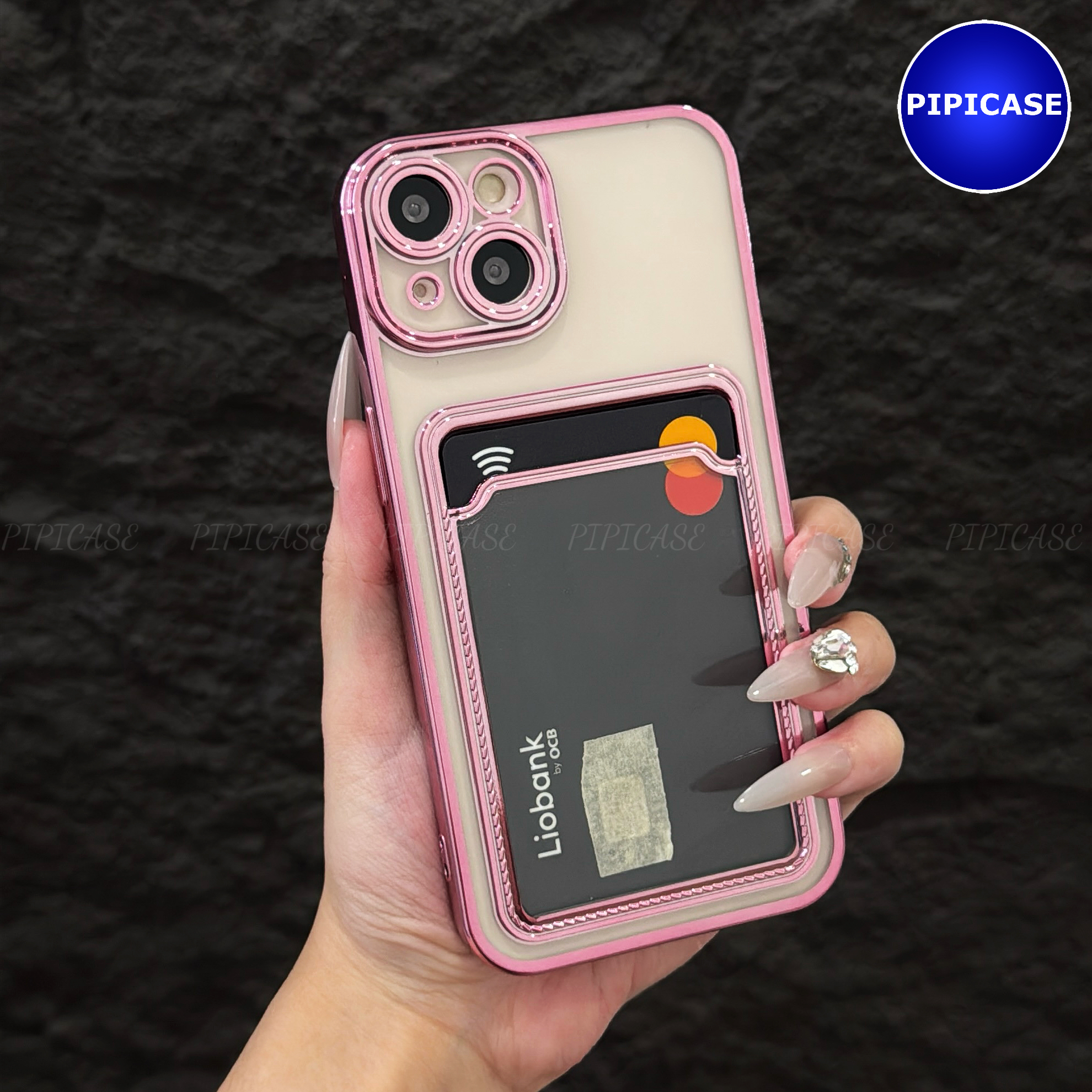 Ốp Lưng iPhone 14 - Ốp Thẻ - Hồng_thumbnail_18