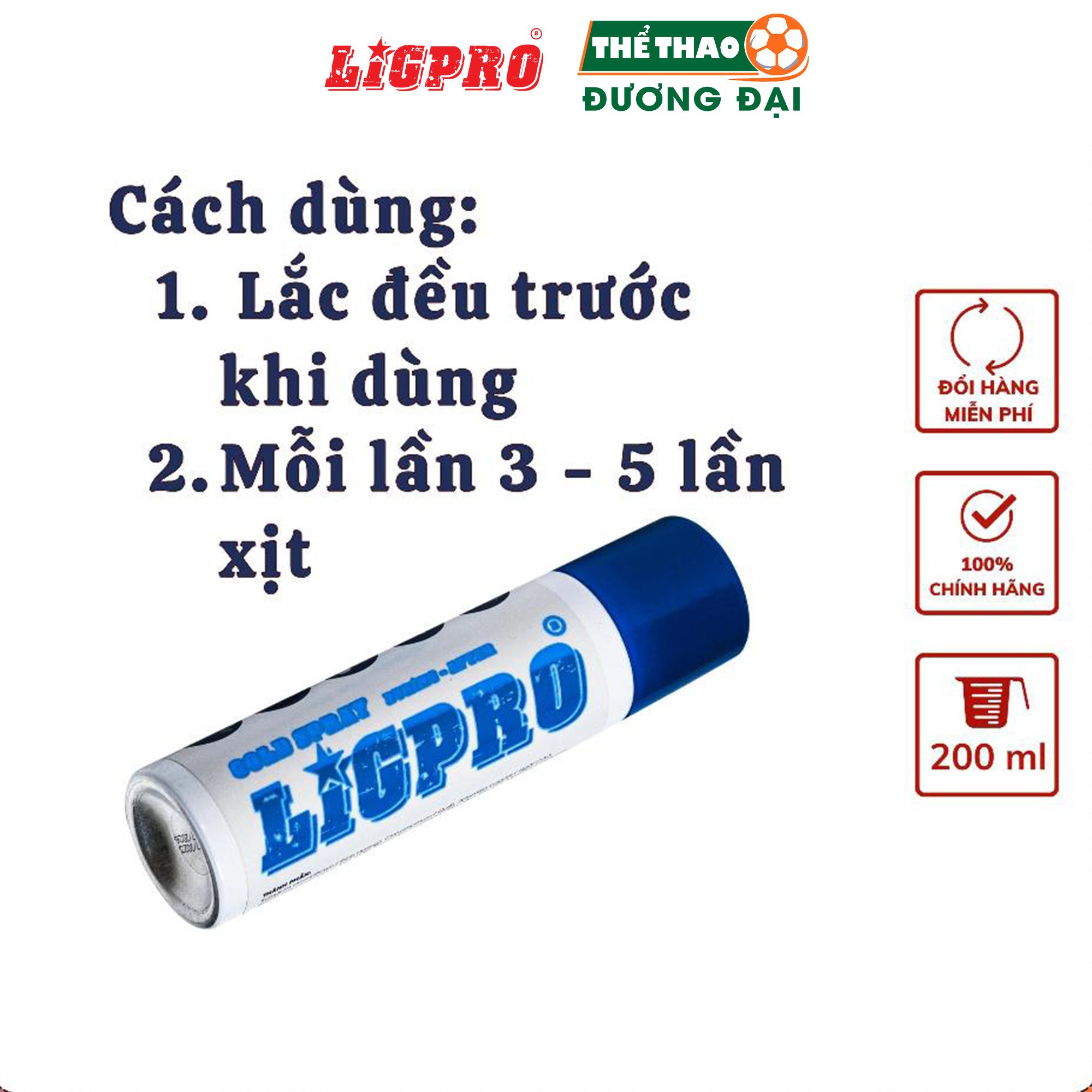 Chai Xịt Lạnh Giảm Đau Ligpro 200ml, Bình Xịt Thể Thao Khi Gặp Chấn Thương Chính Hãng Thể Thao Đương Đại_thumbnail_1