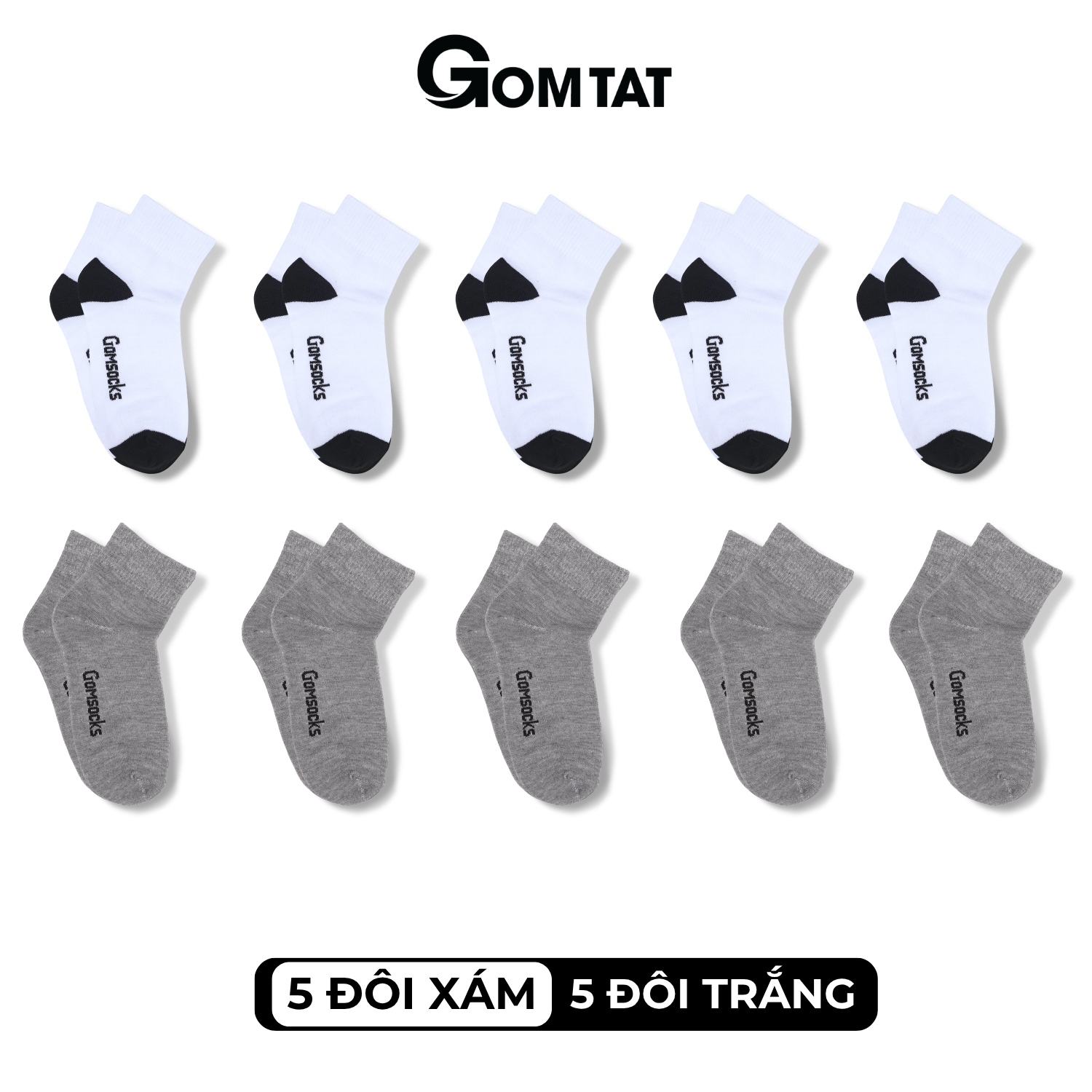 Tất cổ cao nam nữ GOMTAT trơn màu basic thoáng khí - VNX-SOCKS-CAO_thumbnail_20