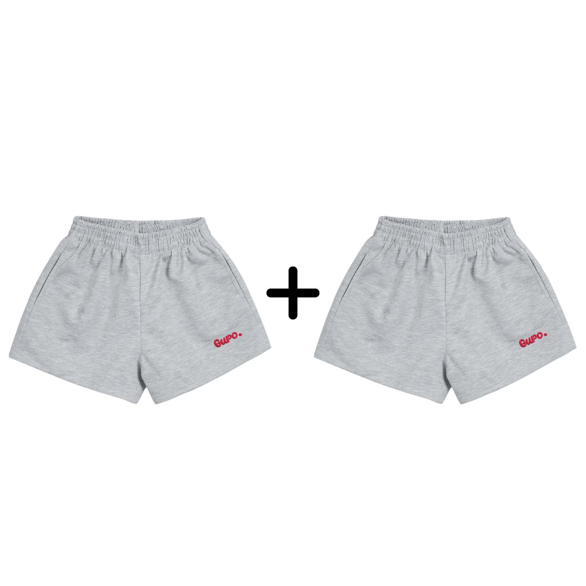 Quần Short Nữ GUPO Thêu Chữ Form Rộng Nỉ 2 Da Mềm Mịn Thoáng Mát Không Bai Xù - QS-HD-01_thumbnail_4