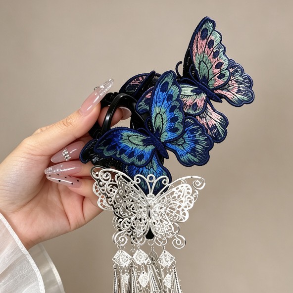 Kẹp Tóc Hồ Điệp Dạ Lam_thumbnail_9