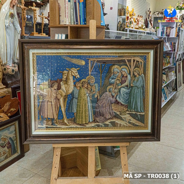 Tranh Dệt Ý Chúa Giáng Sinh 58x80cm
