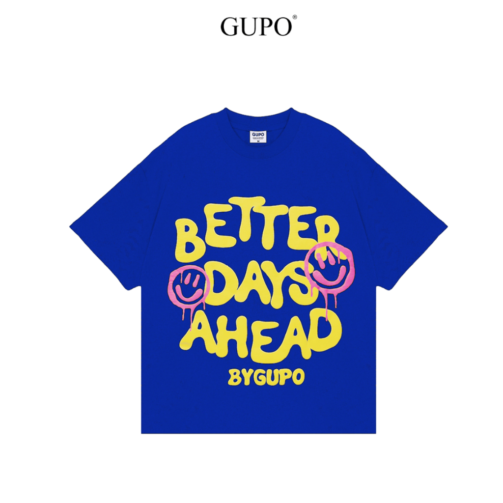 Áo Thun Oversize 280GSM In Phồng GUPO Local Brand Unisex Form Rộng Thời Trang TS036_thumbnail_1
