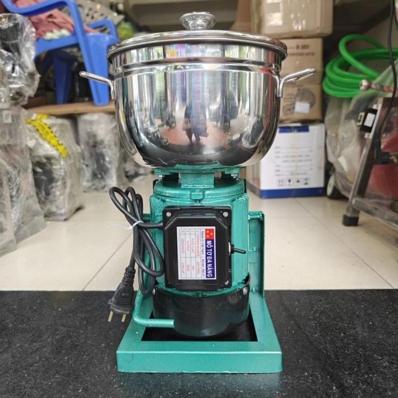 Máy xay thịt, ruốc, giò, chả công nghiệp đa năng 1100W nồi inox 22cm  - chạy êm - Giá rẻ