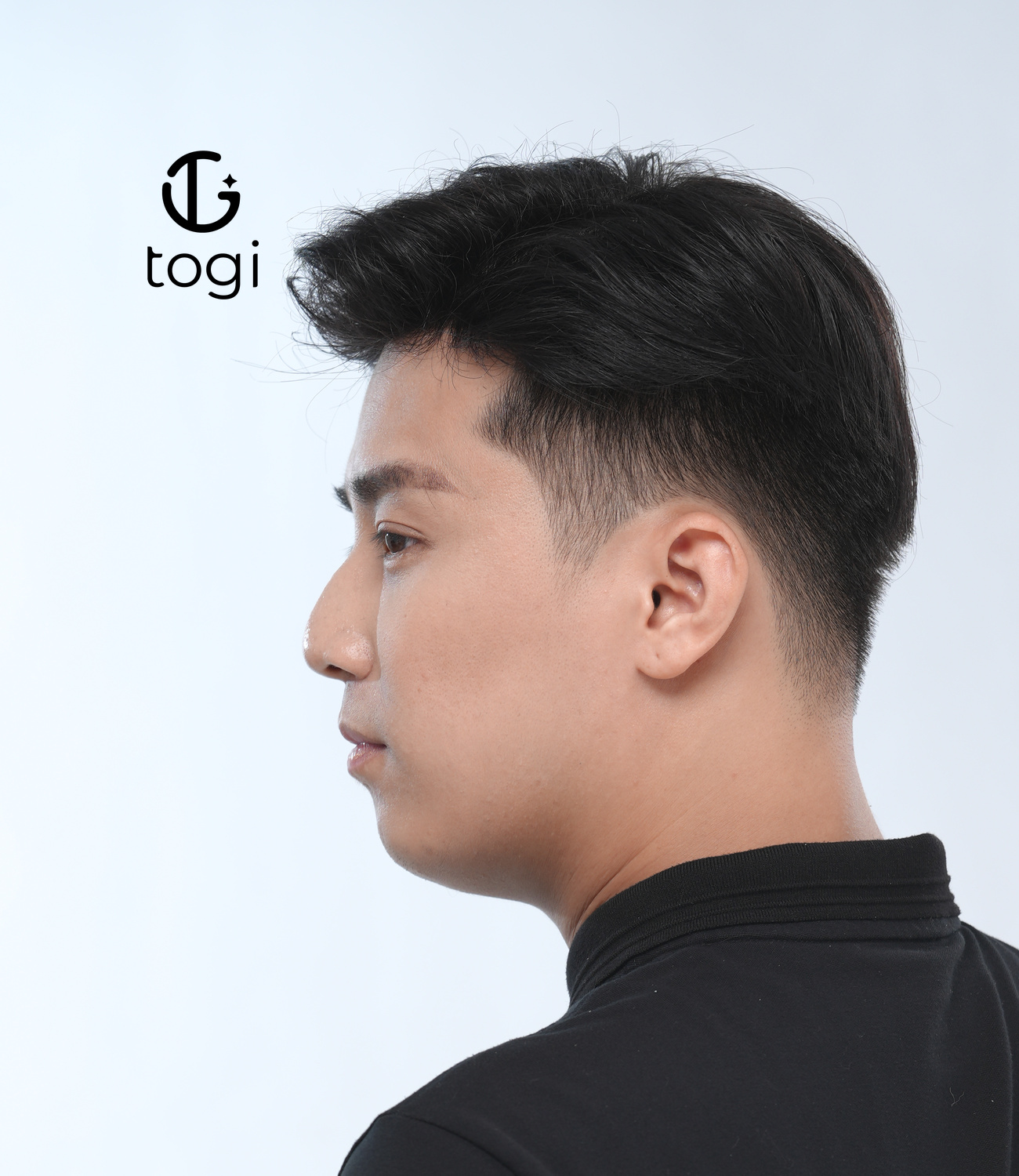 Tóc giả nam Sidepart lịch lãm cho tóc hói làm từ tóc thật_thumbnail_1
