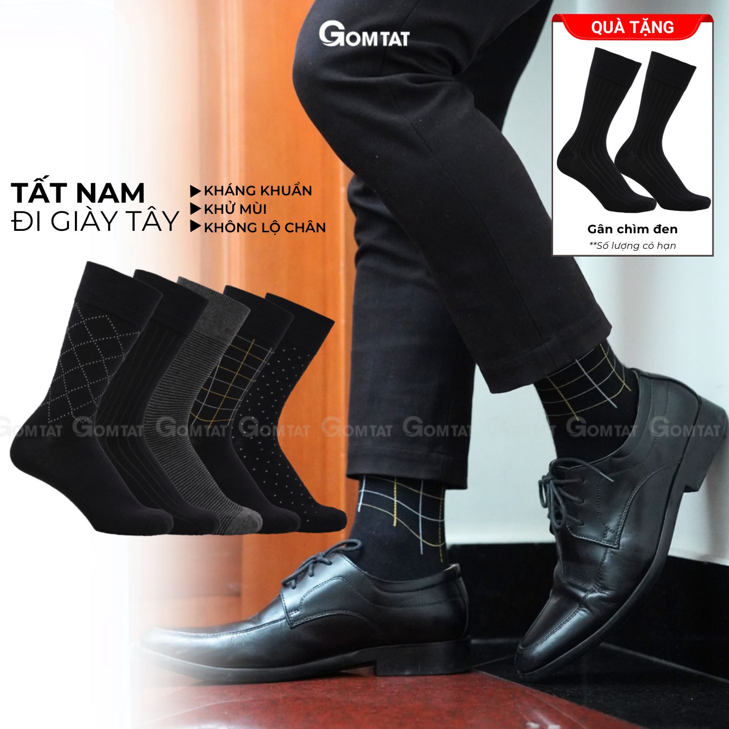 Combo tất giày tây họa tiết LUX-MIX-CB_thumbnail_37