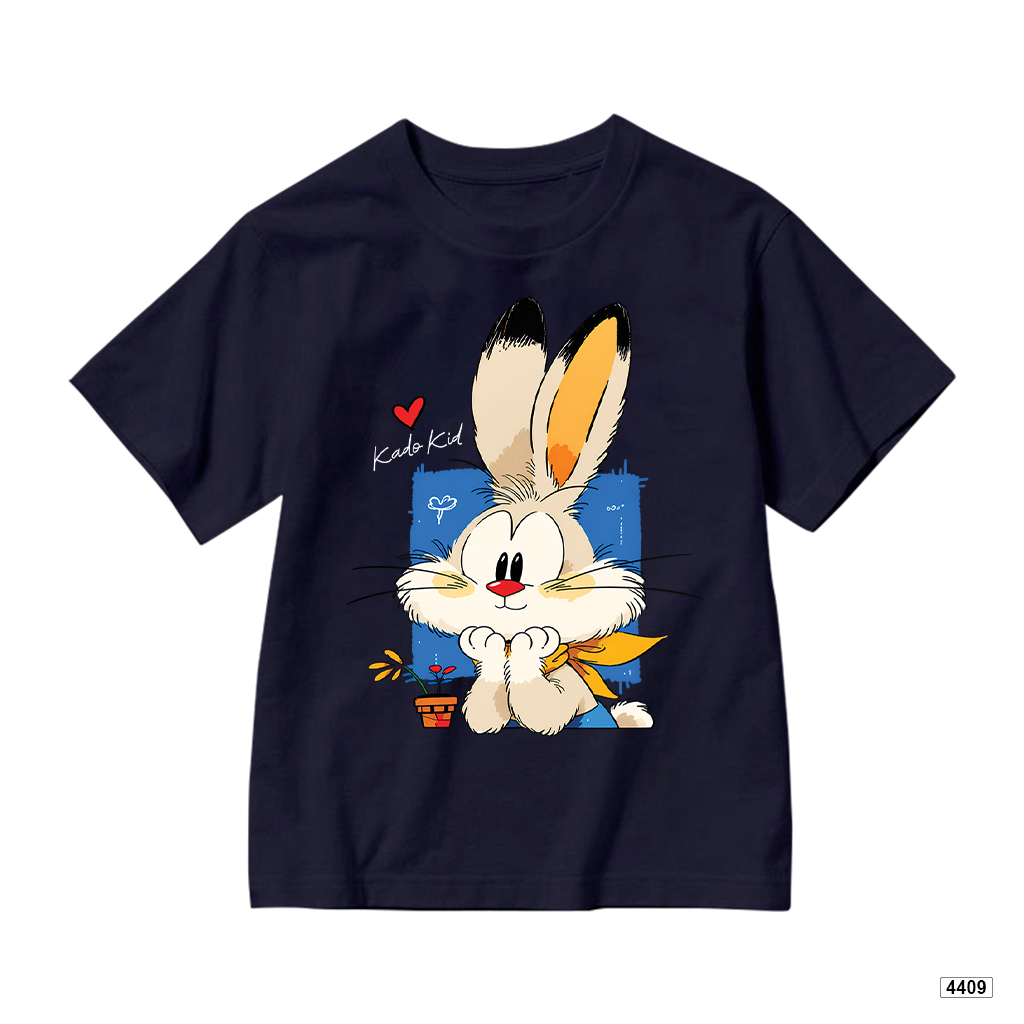 Áo thun bé gái form rộng bunny love Hàn Quốc Kado 4409_thumbnail_12