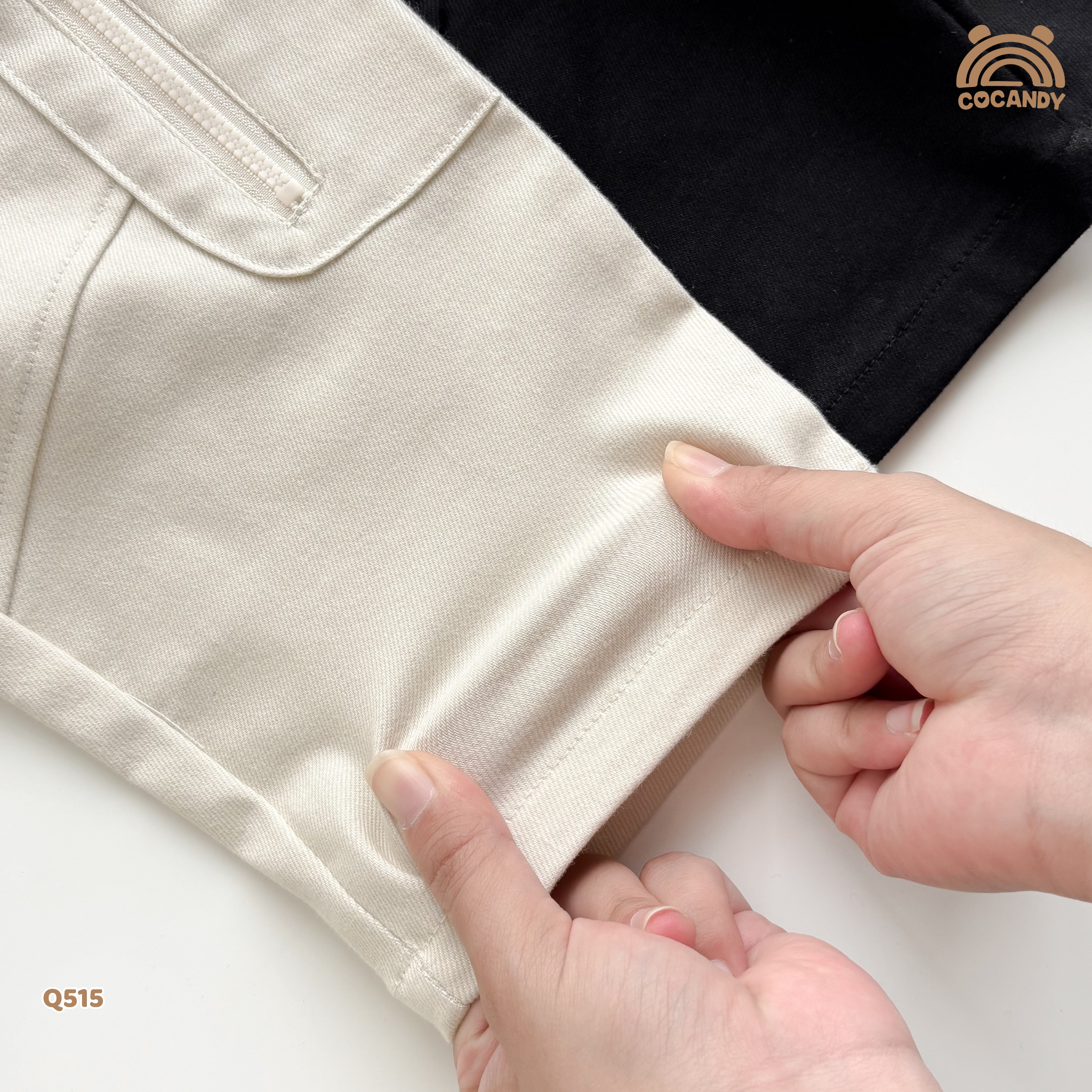 Quần dài kaki BE ống baggy kiểu_thumbnail_2