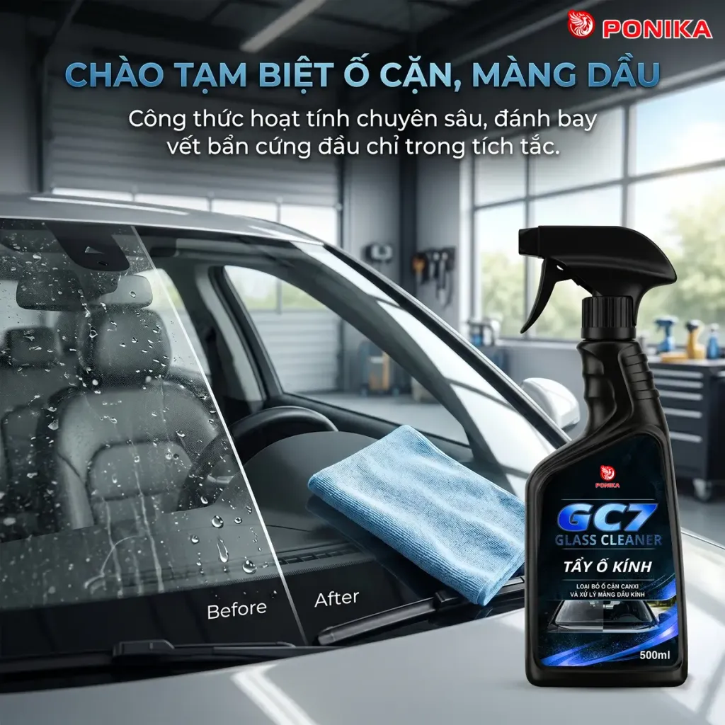 Tẩy Ố Kính Ô Tô GC7 Làm Sạch Cặn Canxi Ố Nước Kính Lái_thumbnail_3