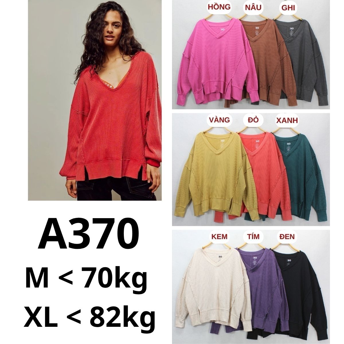 A370 - ÁO SWEATER - SO