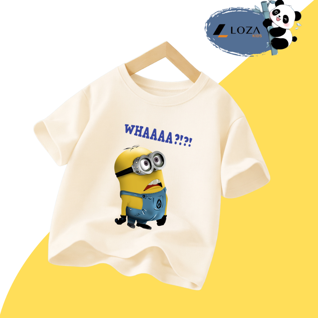 Áo thun bé trai BST MINION BANANA Hot trend - Loza Kids AT009_thumbnail_6