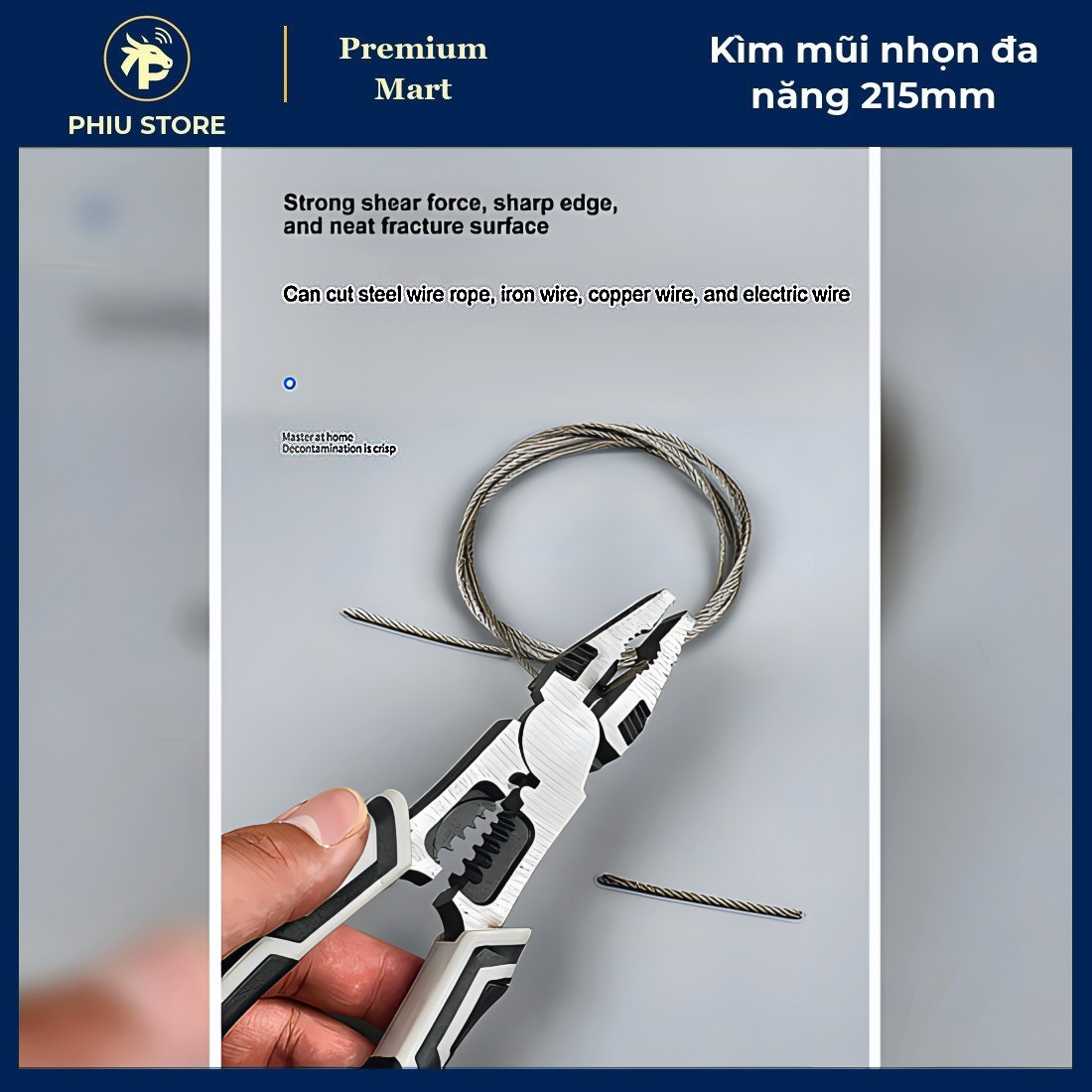 Kìm Điện Đa Năng - Kìm Mũi Nhọn Đa Năng 215mm, Kìm Mũi Nhọn 8 Inch - PHIU STORE_thumbnail_4