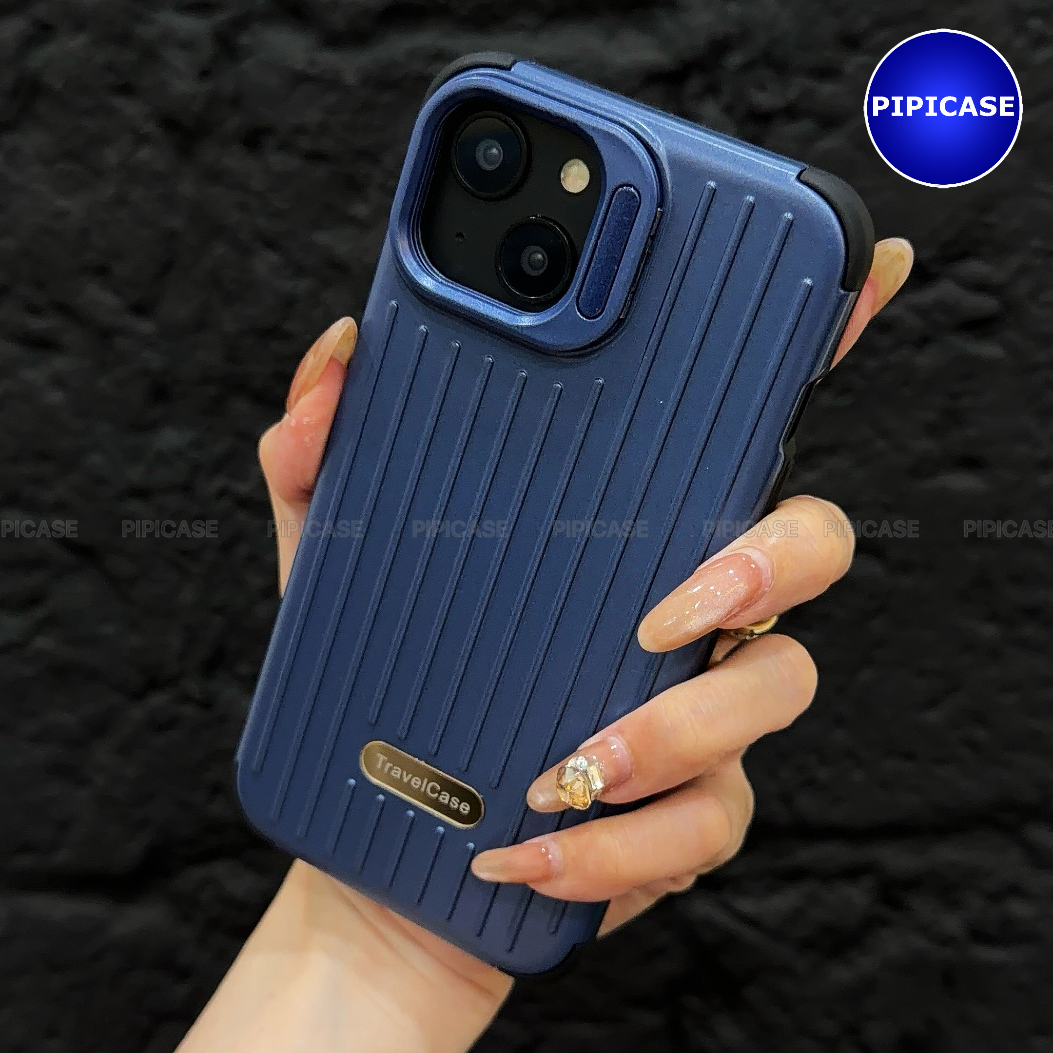 Ốp Lưng iPhone 13 - Hondao - Xanh Dương