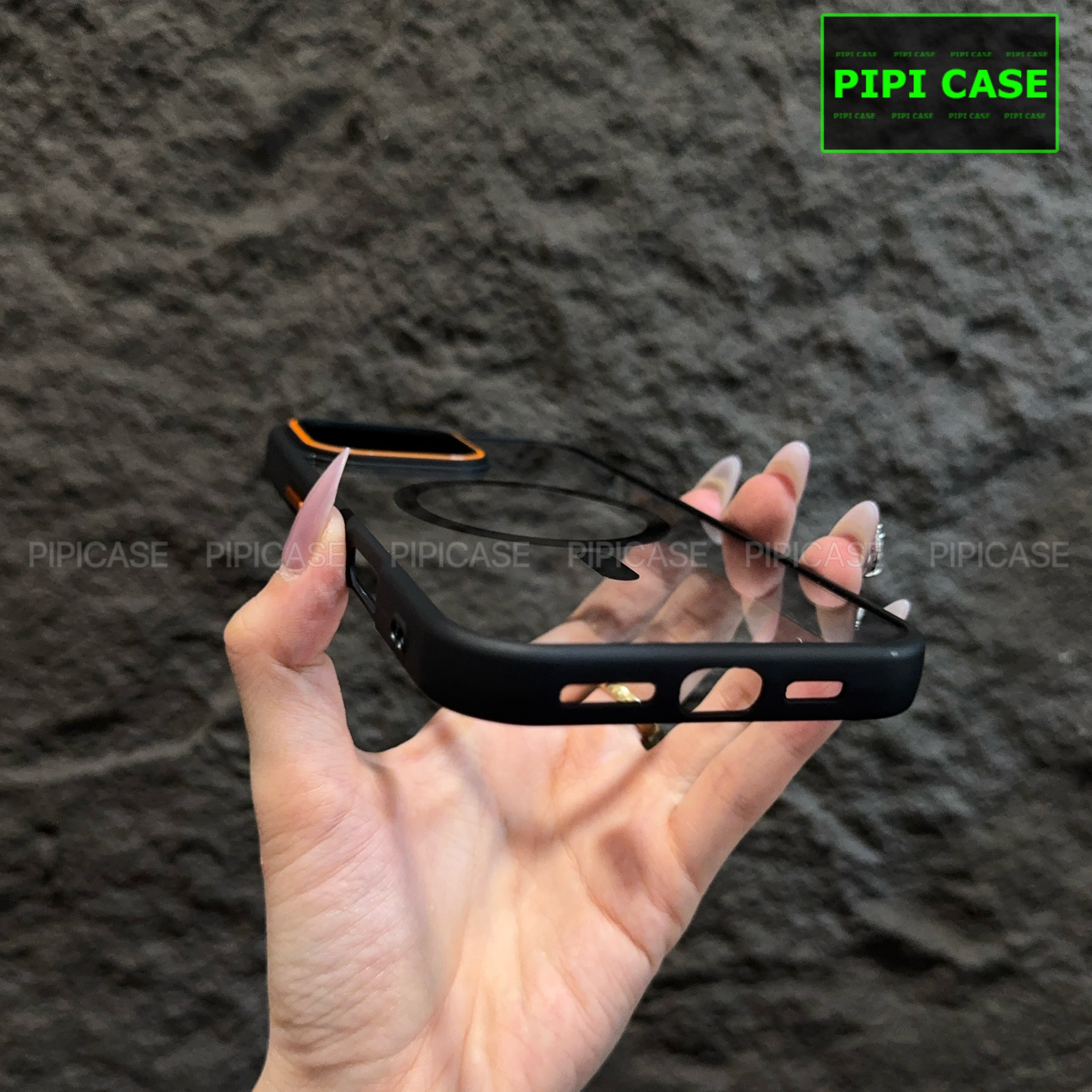 Ốp Lưng iPhone 16 Pro - KM Color - Đen_thumbnail_3