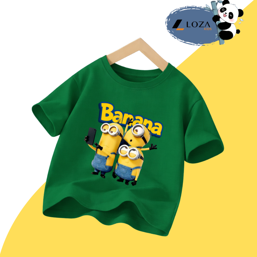 Áo thun bé trai BST MINION BANANA Hot trend - Loza Kids AT009_thumbnail_0