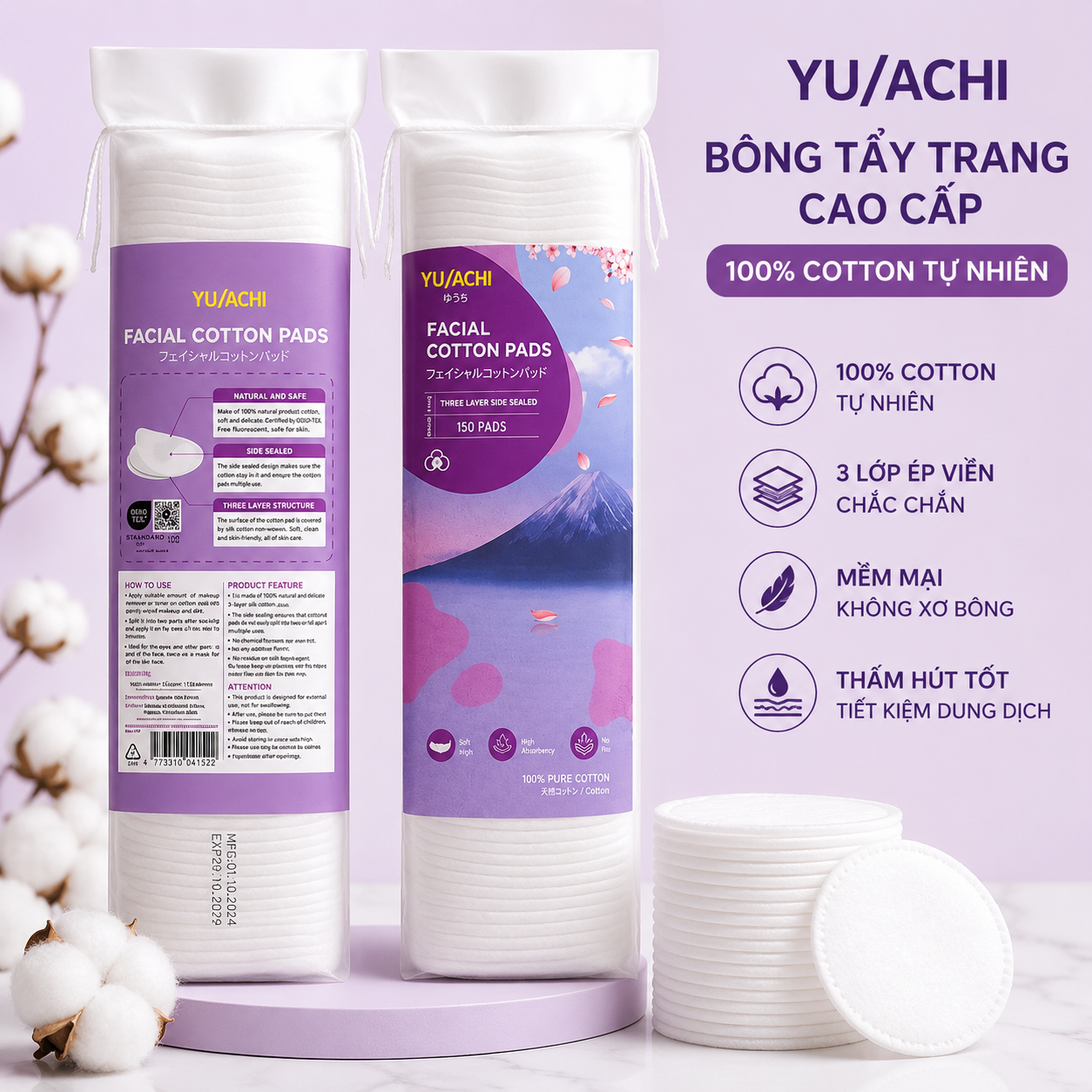 Bông tẩy trang Yusachi_thumbnail_1