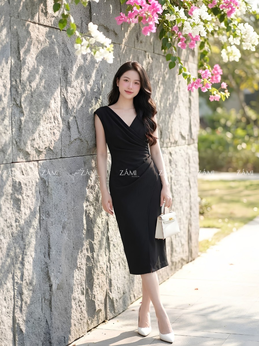 G60 - Váy Body Xếp Ly Eo Thanh Lịch_thumbnail_4